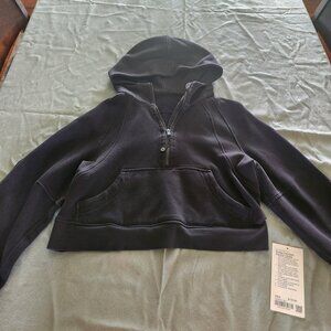 Scuba Oversided half zip hoodie